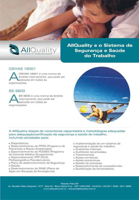 Sa�de e Seguran�a Ocupacional